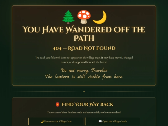 not_found screenshot