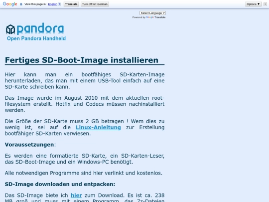 sdwindows screenshot
