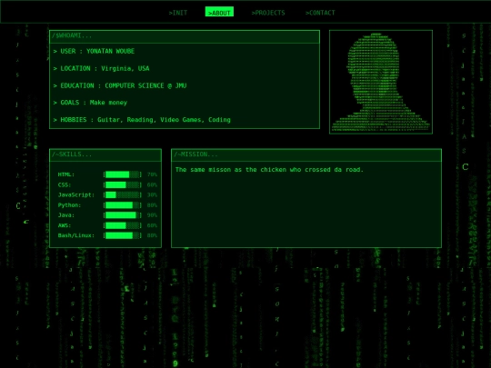 pages/about screenshot