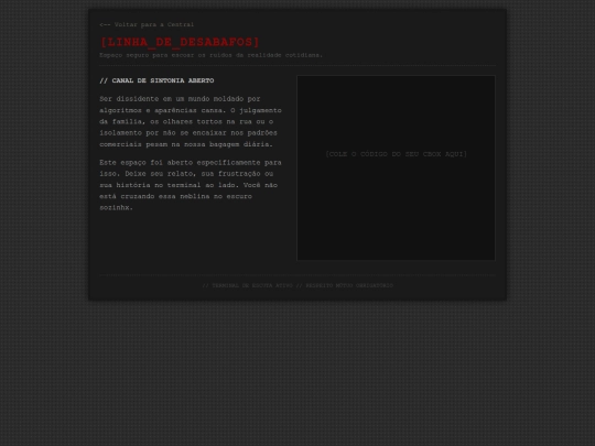 desabafos screenshot