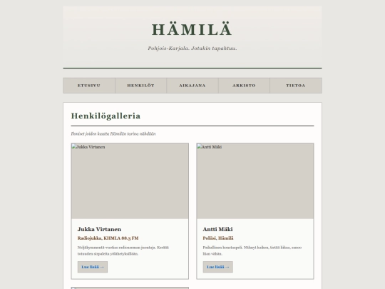 pages/henkilot screenshot