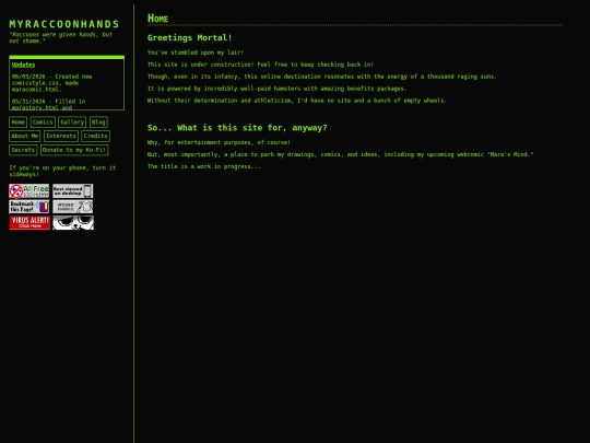 index screenshot