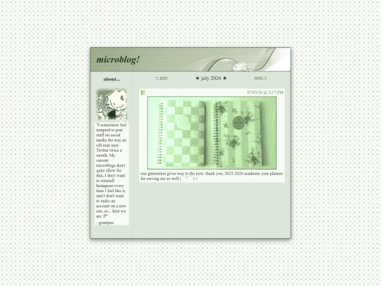 microblog screenshot