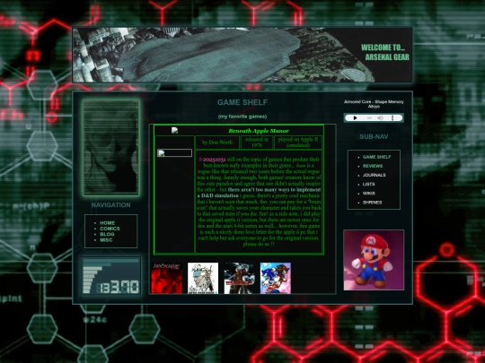 gamelog screenshot