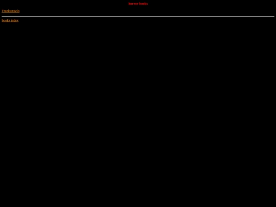 book/horror screenshot