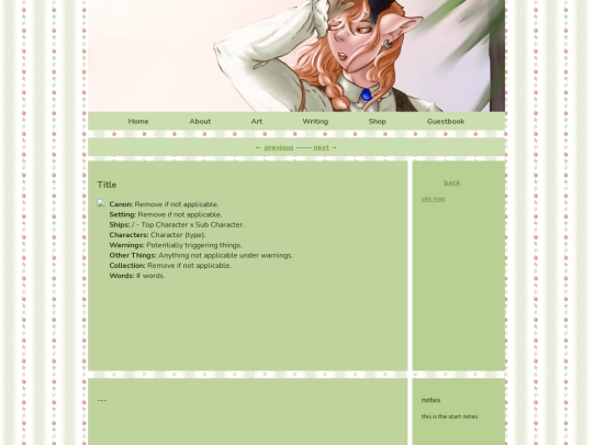 Writing/SFW/Other/Page 4/somethinglost screenshot