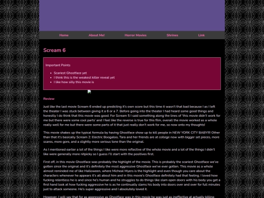 Website screenshot
