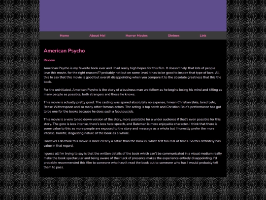 Website screenshot