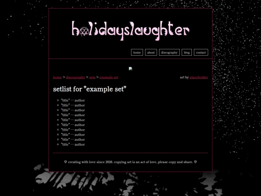 Website screenshot