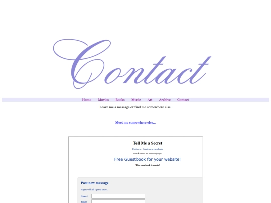 contact screenshot