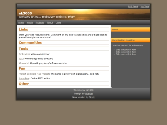 links screenshot