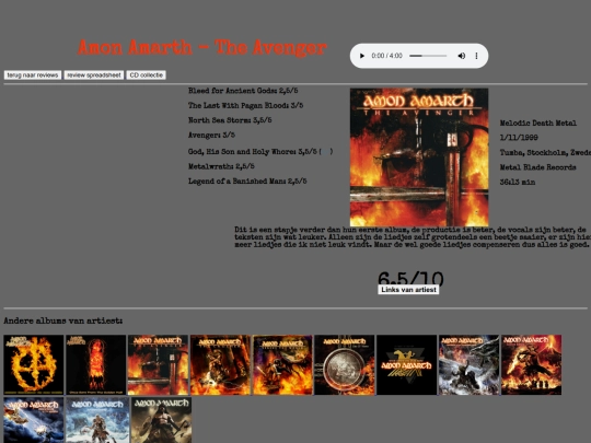 reviews/avenger screenshot