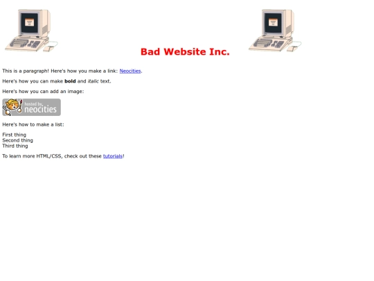 index screenshot