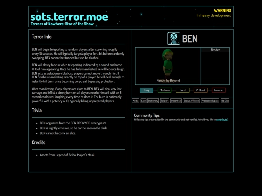 compendium/ben screenshot