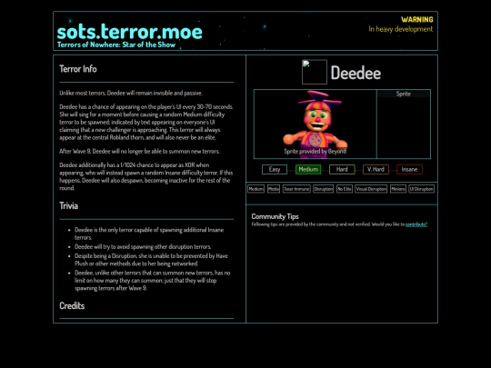 compendium/deedee screenshot