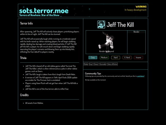 compendium/jeffthekill screenshot