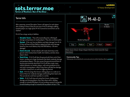 compendium/m41d screenshot