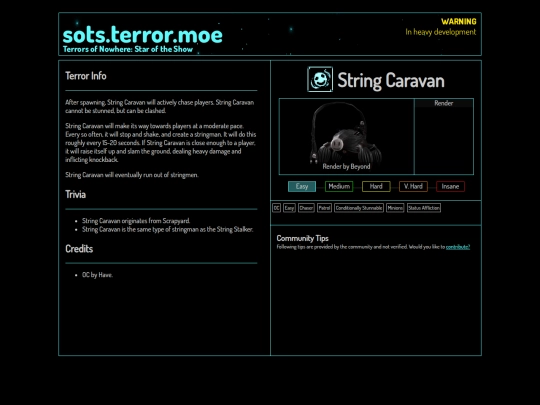compendium/stringcaravan screenshot
