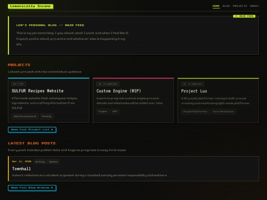 index screenshot