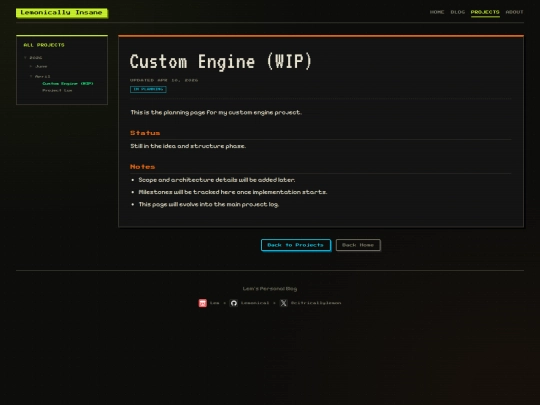 projects/custom-engine-wip screenshot