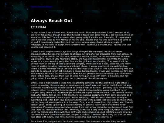 journal/JE18 screenshot