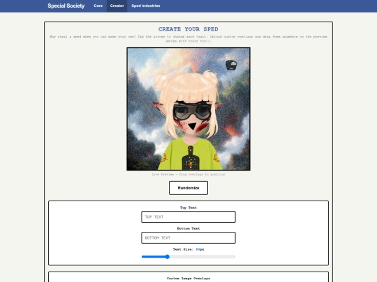 creator screenshot