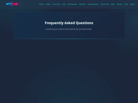 faq screenshot