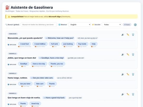 Translator Gas screenshot