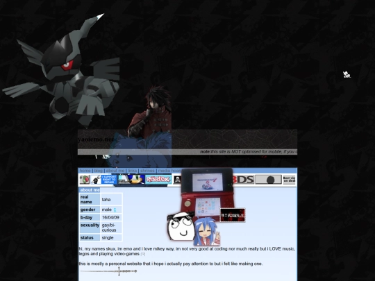 aboutme screenshot