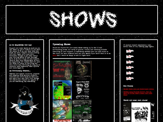 Shows screenshot