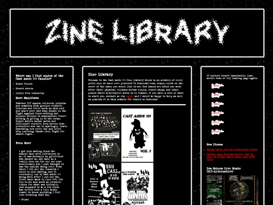 Zines screenshot