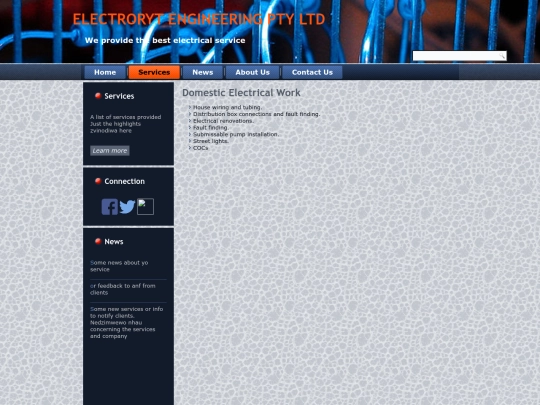Website screenshot