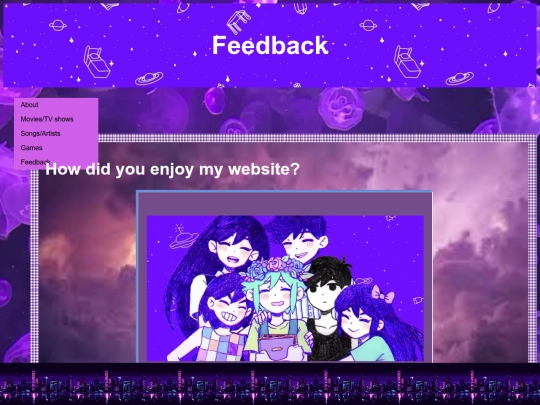 feedback screenshot