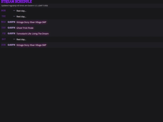 assets/schedule screenshot