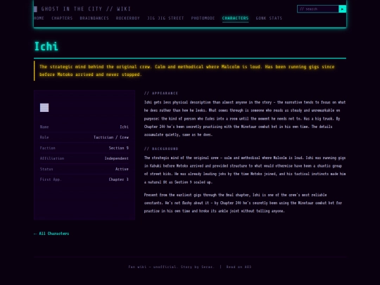 Website screenshot