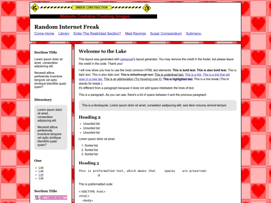 tests/testface screenshot