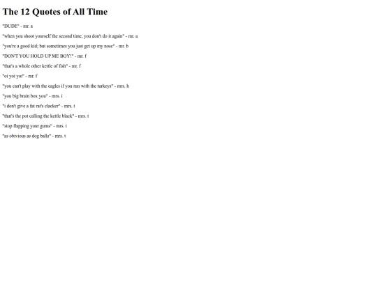 projects/quotes screenshot