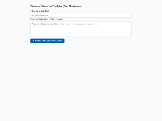 html/yt-extraemix screenshot