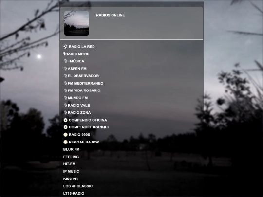 radio screenshot