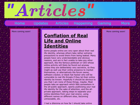 Website screenshot
