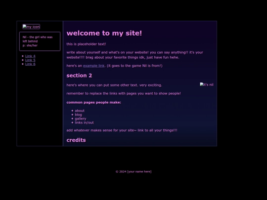 blog screenshot