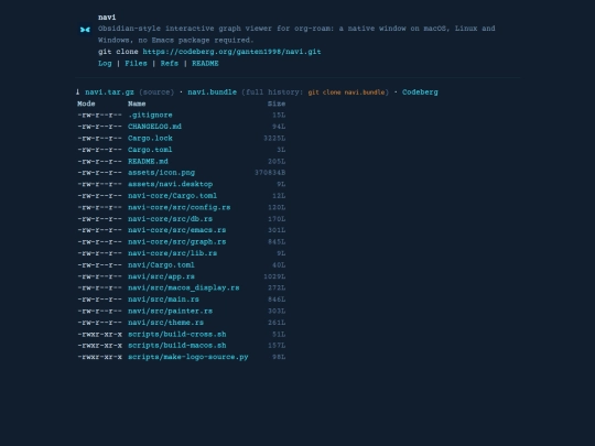 git/navi/files screenshot