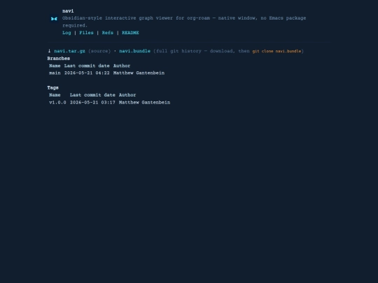 git/navi/refs screenshot