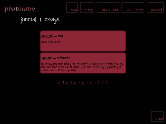 writings screenshot
