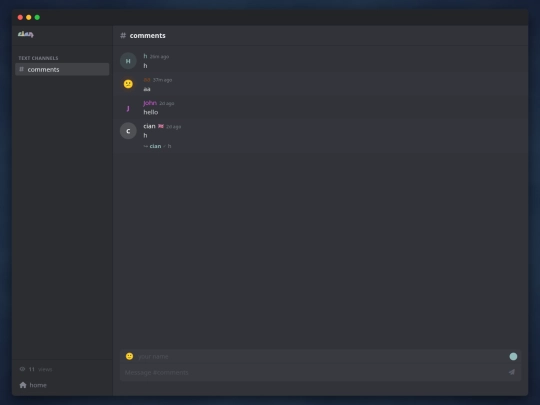comments screenshot