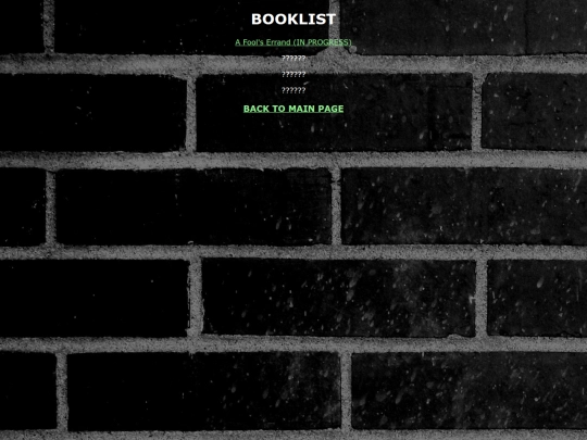 booklist screenshot