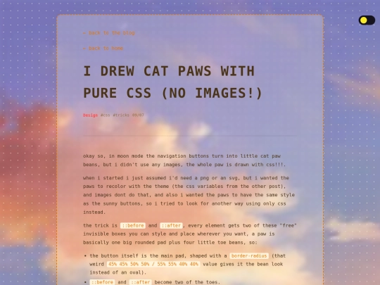 Blog/cat-paws-css screenshot