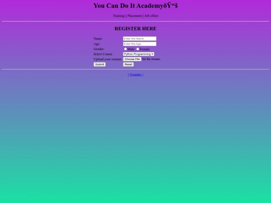 Website screenshot