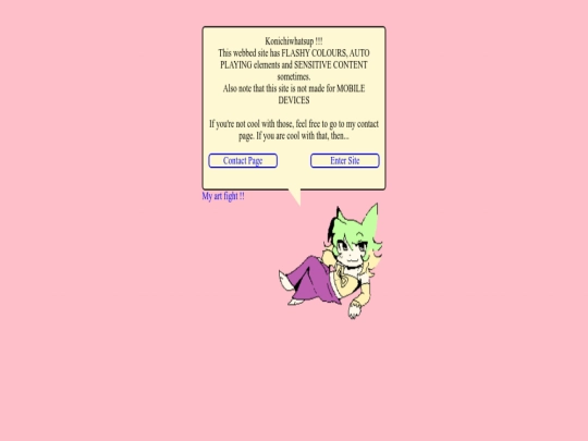 Landing page